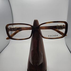 NWOT Escada Brown Prescription Glasses Frames